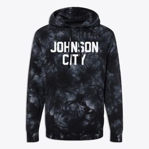 Johnson City Kansas Classic Block Premium Tie-Dye Hoodie