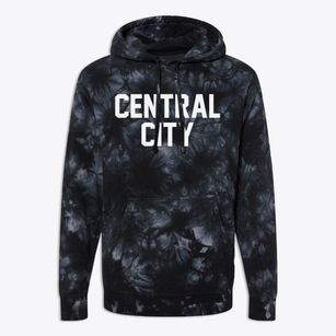 Central City Iowa Classic Block Premium Tie-Dye Hoodie