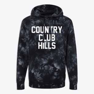 Country Club Hills Missouri Classic Block Premium Tie-Dye Hoodie