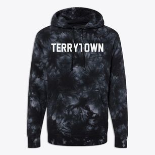Terrytown Nebraska Classic Block Premium Tie-Dye Hoodie