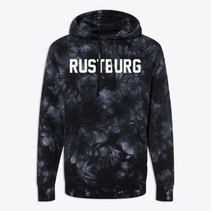 Rustburg Virginia Classic Block Premium Tie-Dye Hoodie
