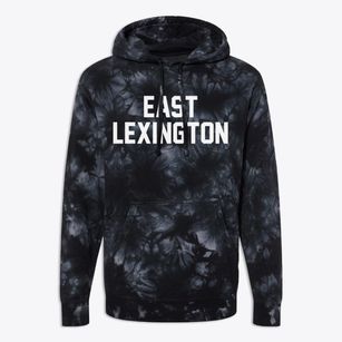 East Lexington Virginia Classic Block Premium Tie-Dye Hoodie