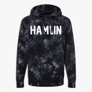 Hamlin West Virginia Classic Block Premium Tie-Dye Hoodie