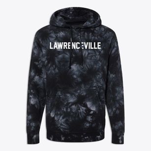 Lawrenceville Virginia Classic Block Premium Tie-Dye Hoodie