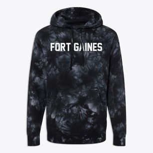 Fort Gaines Georgia Classic Block Premium Tie-Dye Hoodie