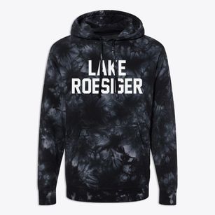 Lake Roesiger Washington Classic Block Premium Tie-Dye Hoodie