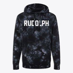 Rudolph Wisconsin Classic Block Premium Tie-Dye Hoodie