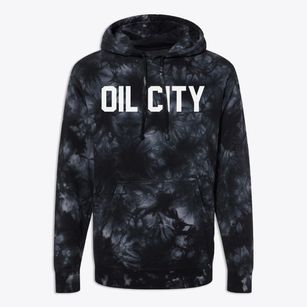 Oil City Louisiana Classic Block Premium Tie-Dye Hoodie