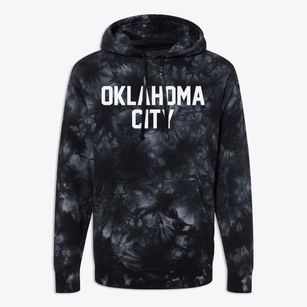 Oklahoma City Oklahoma Classic Block Premium Tie-Dye Hoodie