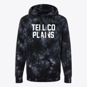 Tellico Plains Tennessee Classic Block Premium Tie-Dye Hoodie