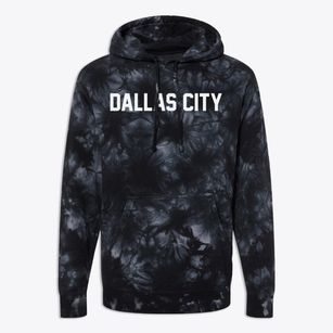 Dallas City Illinois Classic Block Premium Tie-Dye Hoodie
