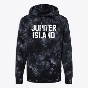 Jupiter Island Florida Classic Block Premium Tie-Dye Hoodie