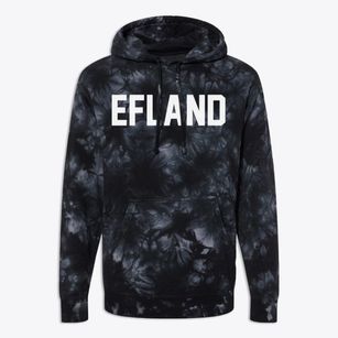 Efland North Carolina Classic Block Premium Tie-Dye Hoodie