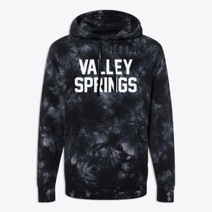 Valley Springs South Dakota Classic Block Premium Tie-Dye Hoodie
