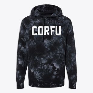 Corfu New York Classic Block Premium Tie-Dye Hoodie