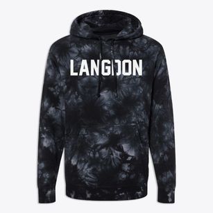 Langdon New Hampshire Classic Block Premium Tie-Dye Hoodie