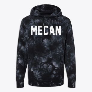 Mecan Wisconsin Classic Block Premium Tie-Dye Hoodie