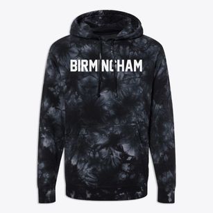 Birmingham Michigan Classic Block Premium Tie-Dye Hoodie