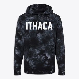 Ithaca Wisconsin Classic Block Premium Tie-Dye Hoodie
