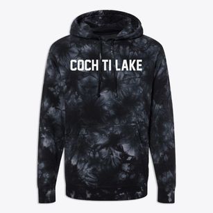 Cochiti Lake New Mexico Classic Block Premium Tie-Dye Hoodie