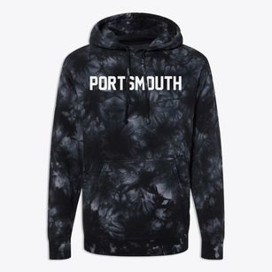 Portsmouth Ohio Classic Block Premium Tie-Dye Hoodie