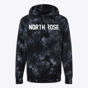 North Rose New York Classic Block Premium Tie-Dye Hoodie