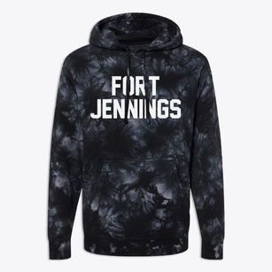 Fort Jennings Ohio Classic Block Premium Tie-Dye Hoodie