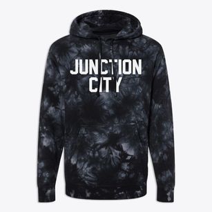 Junction City Illinois Classic Block Premium Tie-Dye Hoodie