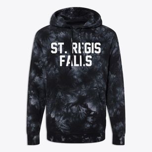 St. Regis Falls New York Classic Block Premium Tie-Dye Hoodie