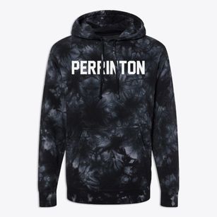 Perrinton Michigan Classic Block Premium Tie-Dye Hoodie