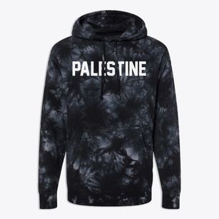 Palestine Texas Classic Block Premium Tie-Dye Hoodie