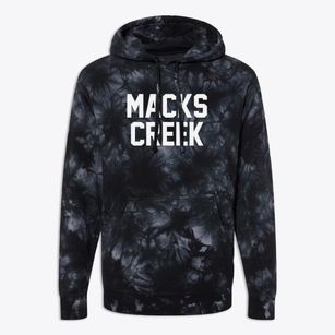 Macks Creek Missouri Classic Block Premium Tie-Dye Hoodie