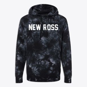 New Ross Indiana Classic Block Premium Tie-Dye Hoodie
