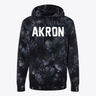 Akron Alabama Classic Block Premium Tie-Dye Hoodie