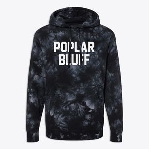 Poplar Bluff Missouri Classic Block Premium Tie-Dye Hoodie
