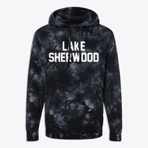 Lake Sherwood Wisconsin Classic Block Premium Tie-Dye Hoodie