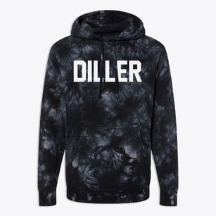 Diller Nebraska Classic Block Premium Tie-Dye Hoodie