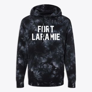 Fort Laramie Wyoming Classic Block Premium Tie-Dye Hoodie