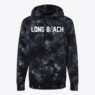 Long Beach Mississippi Classic Block Premium Tie-Dye Hoodie