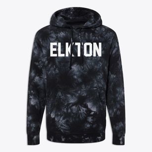 Elkton Oregon Classic Block Premium Tie-Dye Hoodie