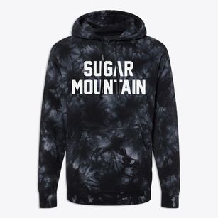 Sugar Mountain North Carolina Classic Block Premium Tie-Dye Hoodie