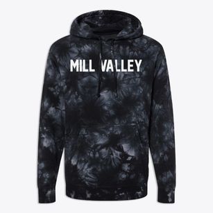 Mill Valley California Classic Block Premium Tie-Dye Hoodie