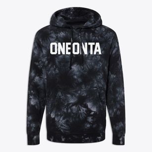 Oneonta New York Classic Block Premium Tie-Dye Hoodie