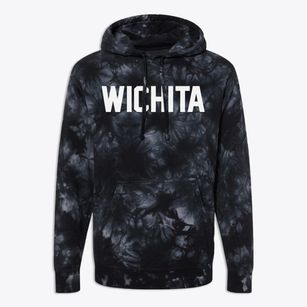 Wichita Kansas Classic Block Premium Tie-Dye Hoodie