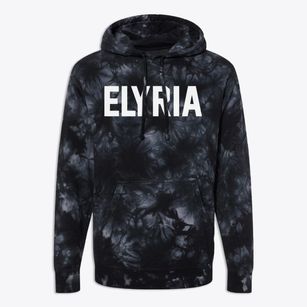Elyria Nebraska Classic Block Premium Tie-Dye Hoodie