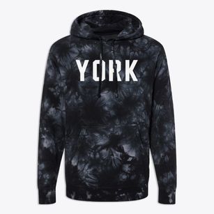 York North Dakota Classic Block Premium Tie-Dye Hoodie