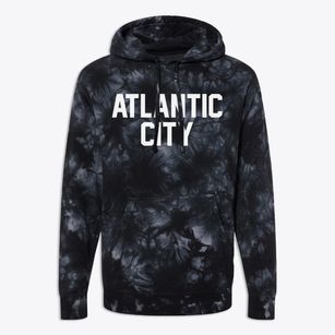 Atlantic City Wyoming Classic Block Premium Tie-Dye Hoodie