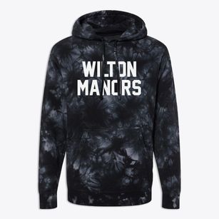 Wilton Manors Florida Classic Block Premium Tie-Dye Hoodie