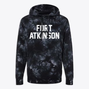 Fort Atkinson Wisconsin Classic Block Premium Tie-Dye Hoodie