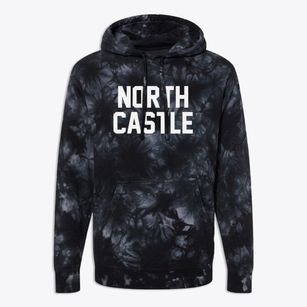 North Castle New York Classic Block Premium Tie-Dye Hoodie